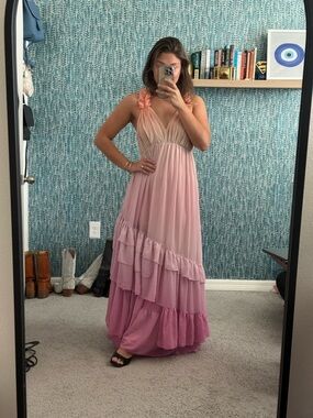 leila satin charmeuse maxi dress by bhldn BHLDN + Leila Satin Charmeuse Maxi Dress